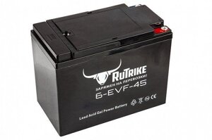 Тяговый гелевый аккумулятор RuTrike 6-EVF (6-EVF-45 (12V45A/H C3