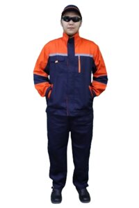 Костюм рабочая Perfect оранжевый куртка/брюки