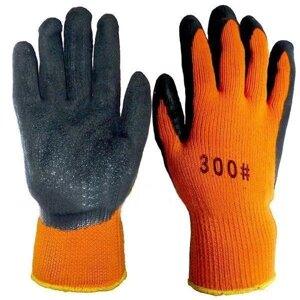 Перчатки рабочие 300# оранжевые