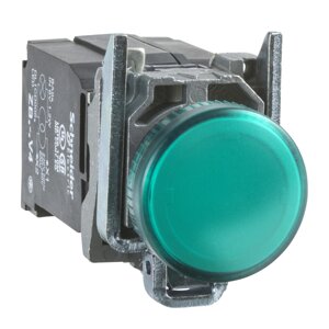 SE harmony XB4 сигнальная лампа, диаметр 22 мм, зеленая, встроенный светодиод