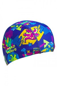MadWave Шапочка для плавания детская текстиль Dinos (0-2 года)