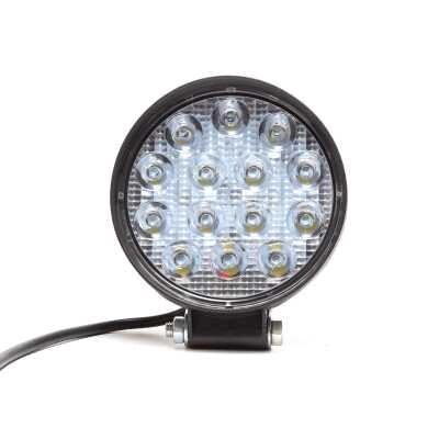 Фара круглая напр. свет14 диодов, 42W, AE42R-14LED-28HC12/24V, АЭ от компании ТОО "Дармен Азия Сервис" - фото 1