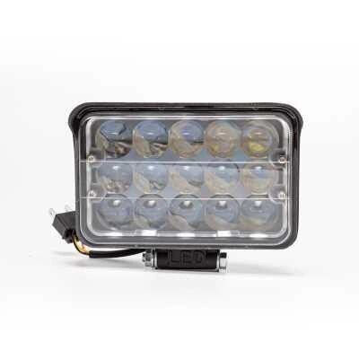 Фара прям-ная 15 диодов  45W (170*66*110) 12/24V, AE45RT-15LED-LENS (АЭ) от компании ТОО "Дармен Азия Сервис" - фото 1