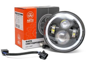 Фара светодиодная,4 диода (ближний/дальний свет, ДХО, поворотник) 62.3711-4LED AE