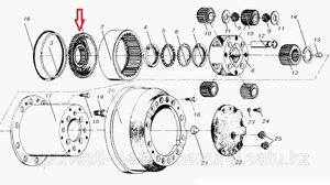 Ступица МАЗ шестерни колесного редуктора 49 зубьев СМ-5440-2405051