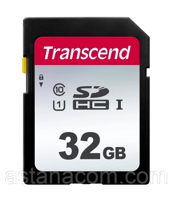 Карта памяти Transcend TS32GSDC300S КАРТА ПАМЯТИ SD 32 GB от компании ТОО "Астана Ком" - фото 1