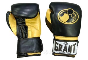Боксерские перчатки Grant ( натуральная кожа ) цвет черный