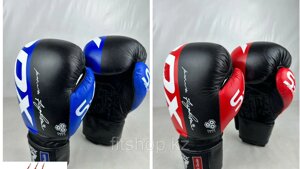 Боксерские перчатки RDX синие , красные Синий, 12