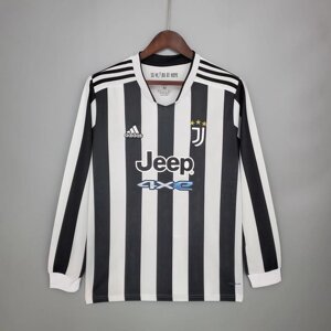 Футбольная форма Juventus 2021/22 года (комплект футболка с длинным рукавом +шорты)