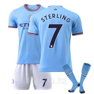 Футбольная форма Манчестер Сити STERLING 2022/2023 комплект футболка и шорты