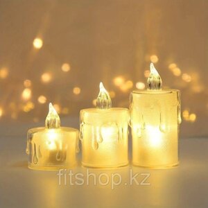 Набор светодиодных свечей "Лед" 3 свечи