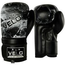 Перчатки боксерские VELO из кожы, черный цвет