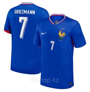 Сборная Франция майка игровая ЕВРО 2024 домашняя , GRIEZMANN 7