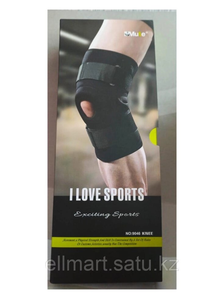 Бандаж эластичный для коленного сустава с  липучками Mute от компании Ellmart - фото 1