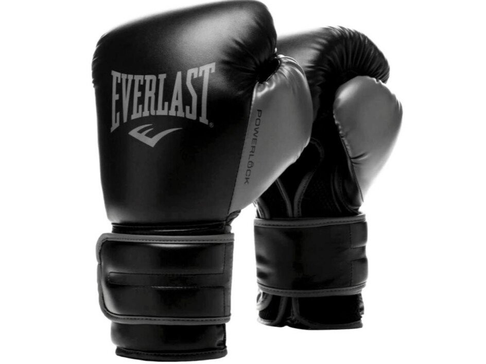 Боксерские перчатки Everlast кожаные 12, 14, ,16 от компании Ellmart - фото 1