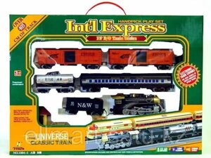 Детская железная дорога Int'l Express 1604-1 A со светом и звуком трек 403 см