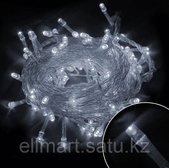 Гирлянда Нить прозрачный шнур 8 м белый цвет от компании Ellmart - фото 1
