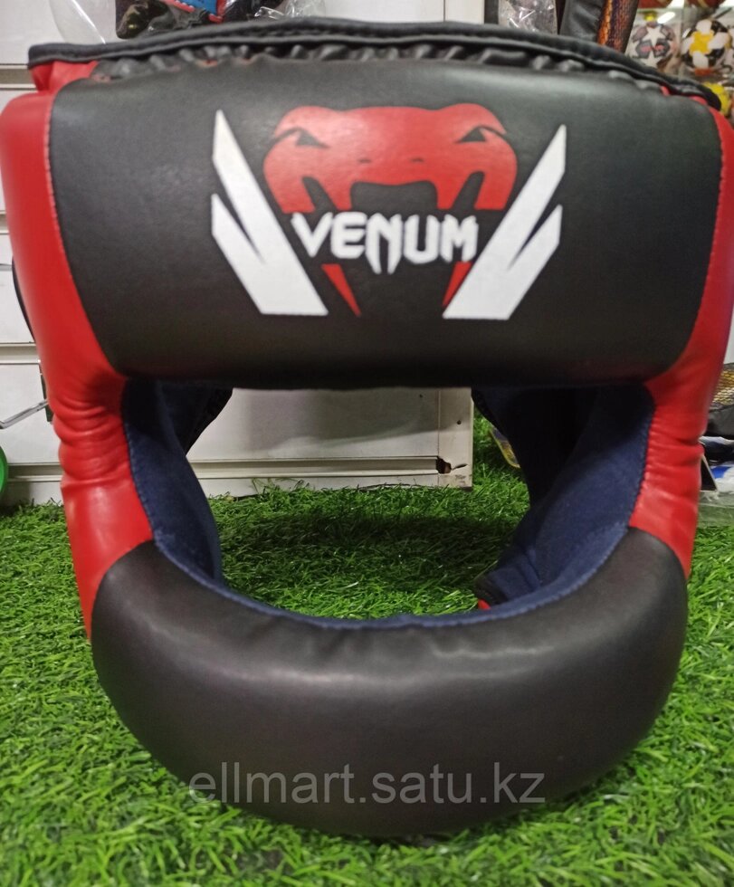 Кожаный шлем для бокса Venum от компании Ellmart - фото 1