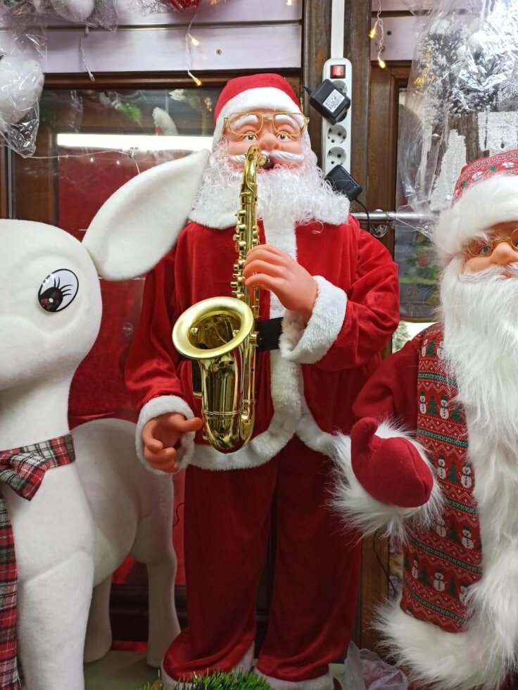 Музыкальная фигура " Дед Мороз" 1, 2 м от компании Ellmart - фото 1