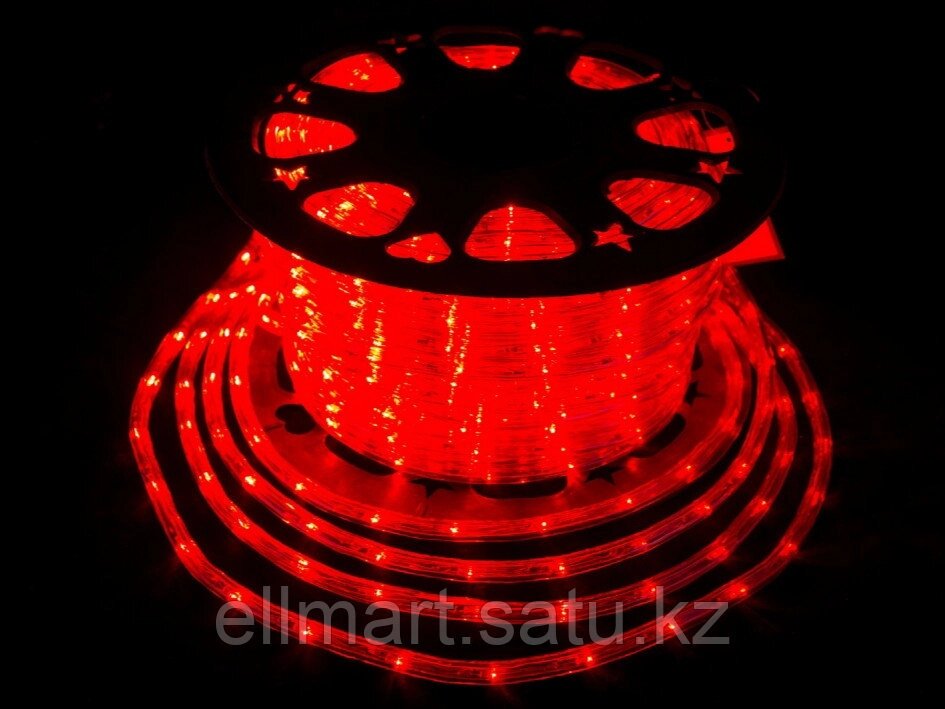 Светодиодный дюралайт 100 метров (24 диода на 1 метр) водонепроницаемый от компании Ellmart - фото 1