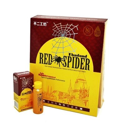 Возбуждающая жидкость для женщин Red Spider (Красный паук) 8 мл*8 флаконов от компании Ellmart - фото 1