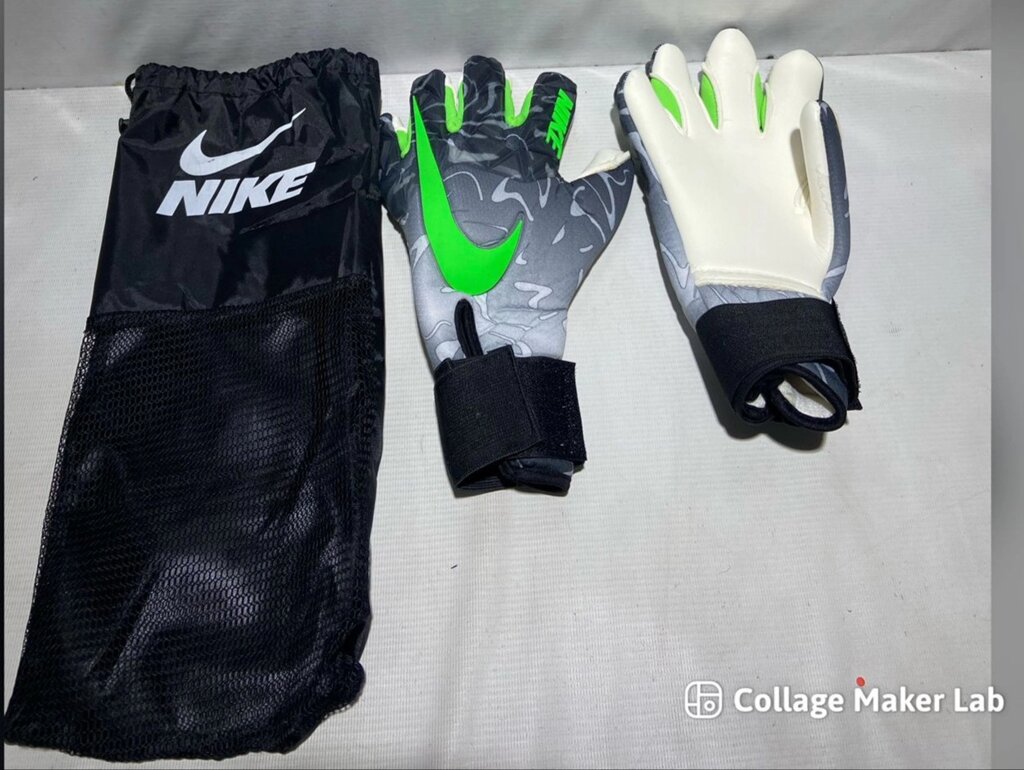Вратарские перчатки Nike размер  8-9-10-11 от компании Ellmart - фото 1