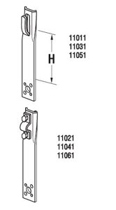 Держатель прямой H=15 cm, проволока Ø 5-8 mm, медь/латунь