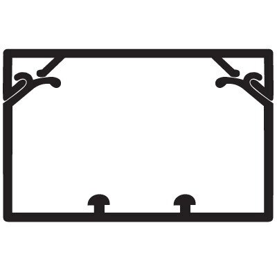 DKC 01786 TA-GN 100x60 Короб с крышкой с направляющими для установки разделителей от компании ТОО "АСБ-ТОП" - фото 1