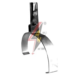 Коньковые держатели H=10 cm, проволока Ø 5-8 mm, шир. 22 cm, выс. 10,5 cm, алюминий