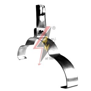 Коньковые держатели H=8 cm, проволока Ø 5-8 mm, алюминий