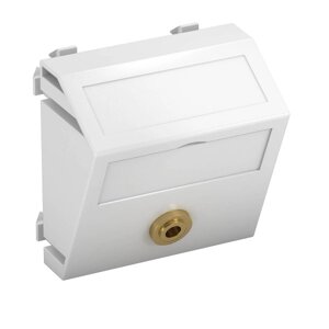 Розетка мультимедийная Audio-Klinke, 1 модуль Modul45