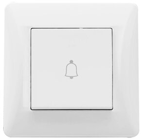 Выключатель самовозвратный звонкового типа, 10А, 220-250V (белый)