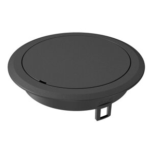 Лючок GES R2, 40х140 мм, глухой IP40 IK08 (полиамид, черный RAL 9011)