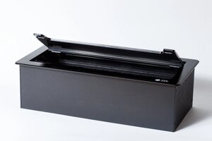 Люк настольный на 4 поста (45х45), металл, черный, IP20