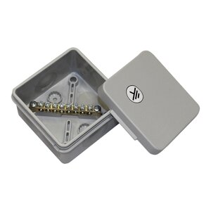 Коробка уравнивания потенциалов 70х70х40 мм, (HF) IP66, 8 подключений