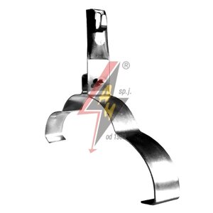 Коньковые держатели H=10 cm, проволока Ø 5-8 mm, алюминий