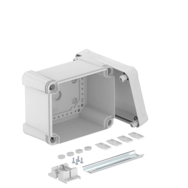 Распределительная коробка X10C, IP 67, 191х151х126 мм, сплошная стенка, DIN-рейка от компании ТОО "АСБ-ТОП" - фото 1