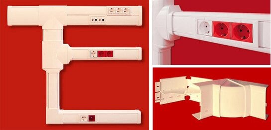 TA-GN 100x40 Короб с крышкой с направляющими для установки разделителей от компании ТОО "АСБ-ТОП" - фото 1