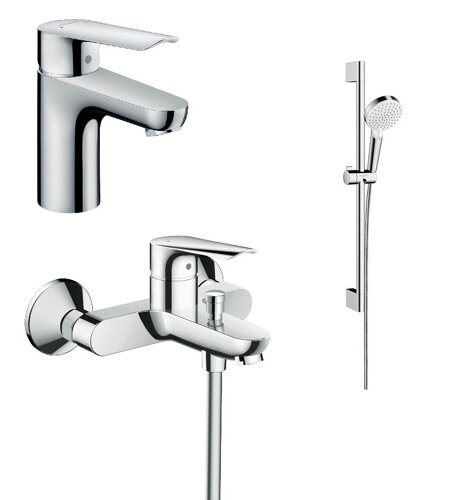 Душевой комплект Hansgrohe Logis E 100 (c), 71178000+71415000+26532400