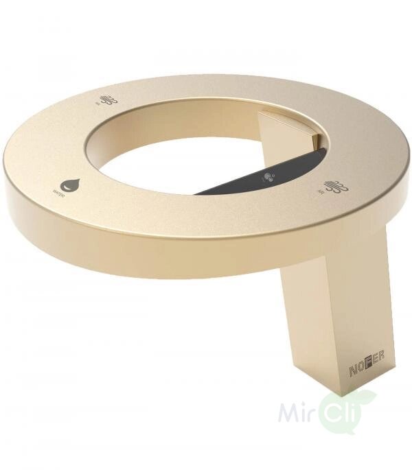 Металлическая сушилка для рук Nofer Concept 1200W золотая (01902. GD) от компании AlianzaGroup - фото 1