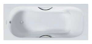 Ванна чугунная Aquatek Гамма 180 x 80 см, ножки и ручки в комплекте, белый, AQ8080FH-00