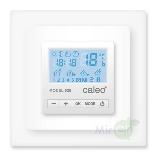 Терморегулятор для теплого пола Caleo 920 с адаптерами от компании AlianzaGroup - фото 1
