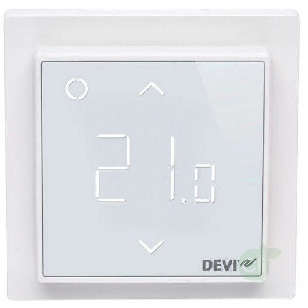 Терморегулятор для теплого пола Devi DEVIreg Smart Wi-Fi, полярно-белый от компании AlianzaGroup - фото 1