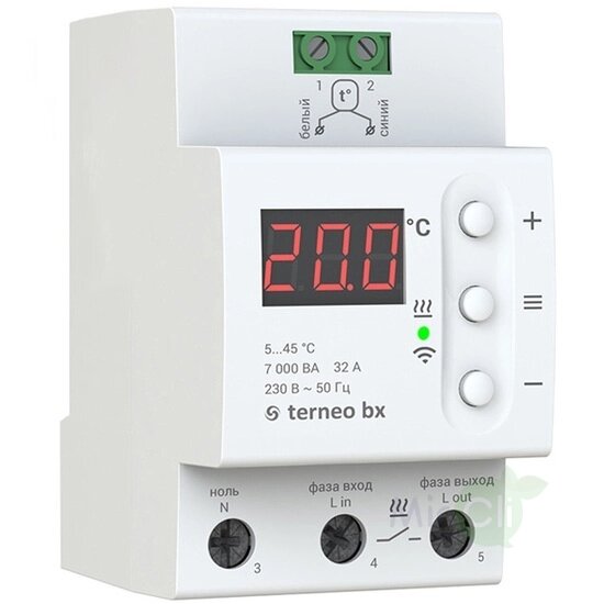 Терморегулятор для теплого пола Terneo Bx с Wi-Fi от компании AlianzaGroup - фото 1
