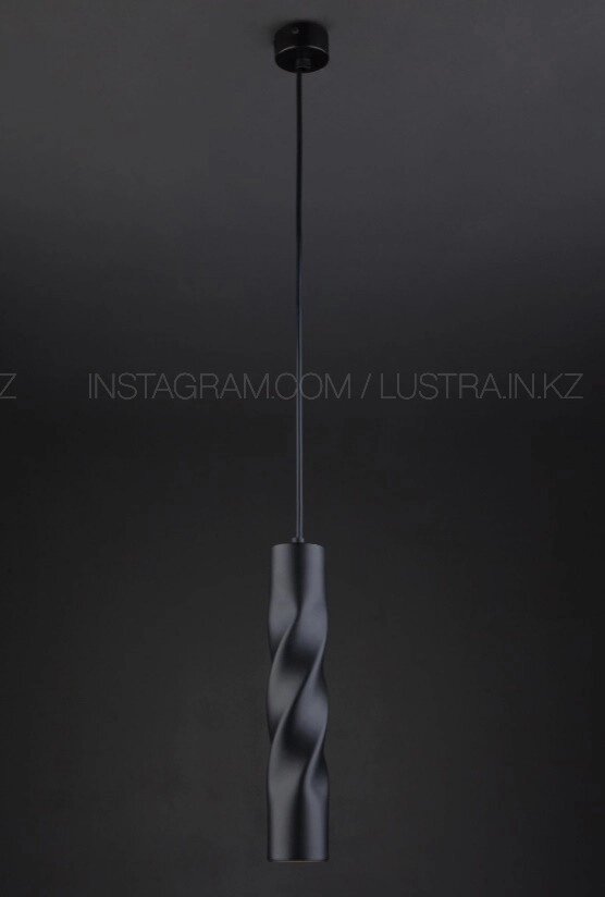 Элегантный подвес предназначен для акцентного освещения. Цвет черный. Регулируемая высота шнура. ##от компании## SvetAlmaty KZ - ##фото## 1