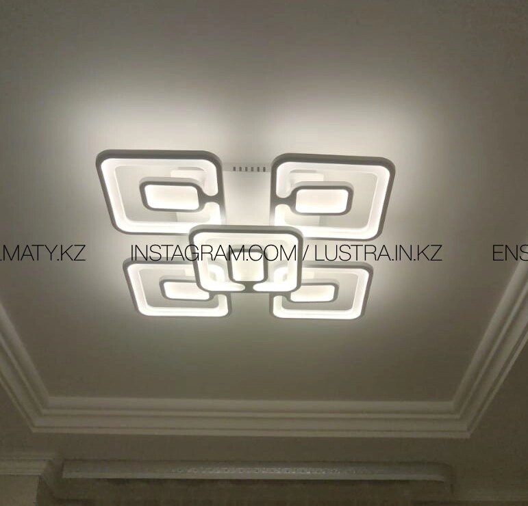 Люстра потолочная светодиодная с пультом от компании SvetAlmaty KZ - фото 1