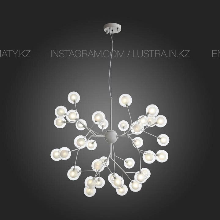 Люстра в стиле Modern на 36 ламп, цвет белый, цоколь G4 ##от компании## SvetAlmaty KZ - ##фото## 1