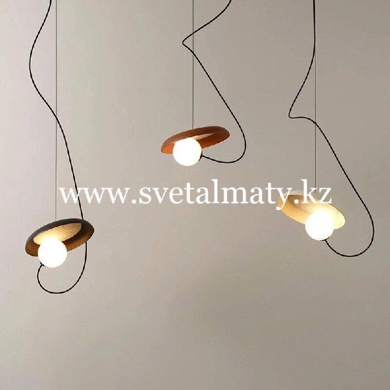 Металлическая стеклянная Подвесная лампа в скандинавском стиле BO-5559/250MM/ от компании SvetAlmaty KZ - фото 1