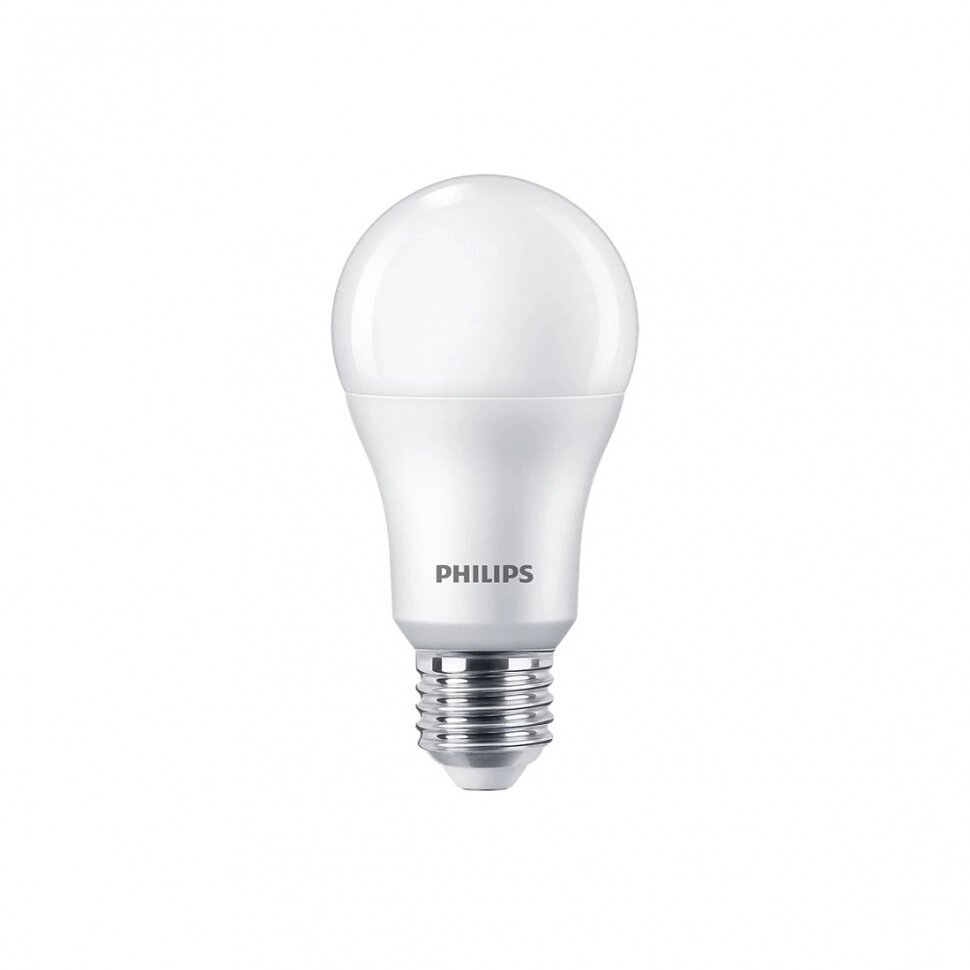 PHILIPS Лампа EcohomeLED Bulb 7W 500lm E27 830 Теплый цвет от компании SvetAlmaty KZ - фото 1