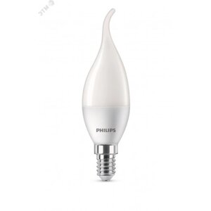 Philips лампа essledcandle6W 620lm E14 840BA35FR нейтральный цвет